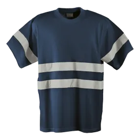 150g Poly Cotton Safety T-Shirt with tape (TSS150BT)