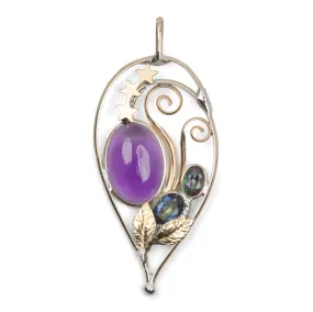 Amethyst & Mystical Topaz - Pendant