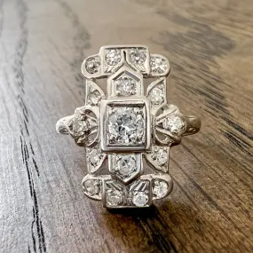 Antique Diamond Dinner Ring