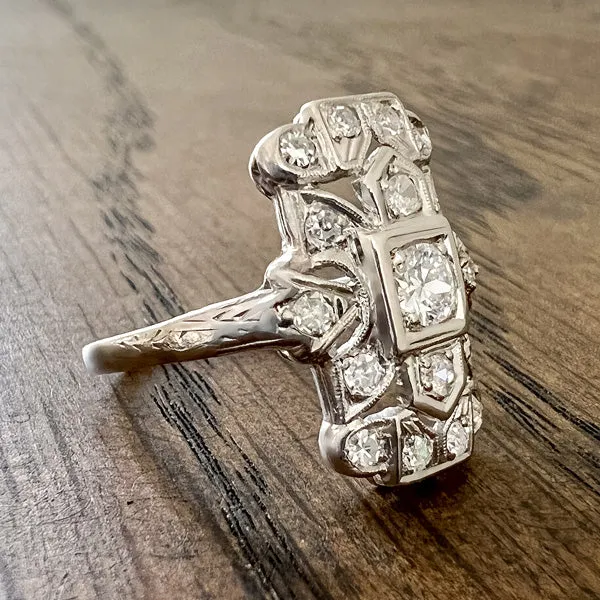 Antique Diamond Dinner Ring