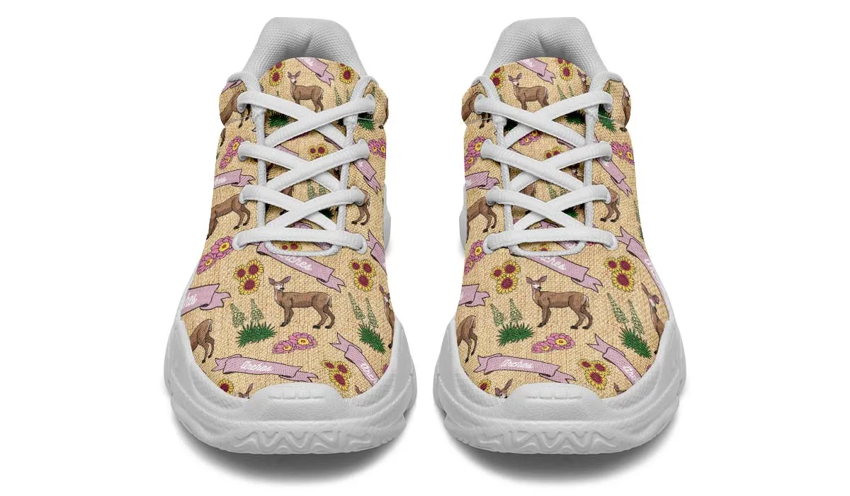 Arches Pattern Chunky Sneakers