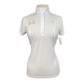 Ariat 'Aptos' Show Shirt in White - Women's Medium