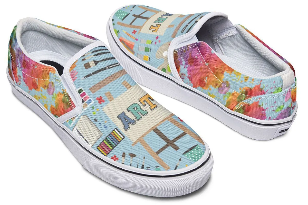 Art Teacher Slip-On Shoes