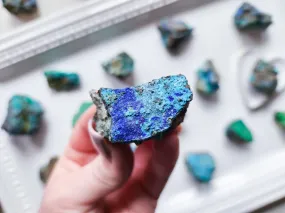 Azurite Raw with Malachite & Chrysocolla || Peru