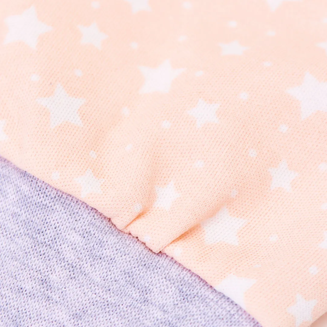 Baby jersey pants "Starry Sky Peach Blush/Grey"