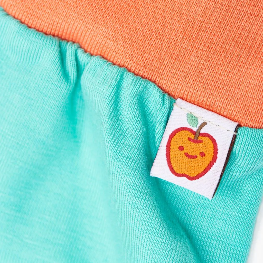 Baby pants "Jersey Mint/Apricot"