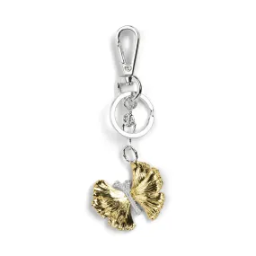 Butterfly Ginkgo Keychain