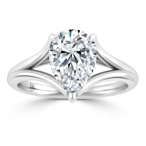 Camilla - 18ct White Gold - Pear