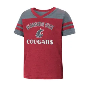 Colosseum Toddler Girls Short Sleeve sparkle tee