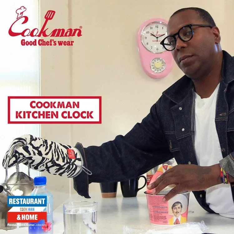 Cookman Kitchen Clock - Pink