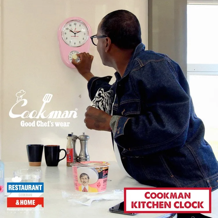 Cookman Kitchen Clock - Pink