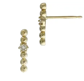 DIAMOND BUBBLE STUD EARRINGS