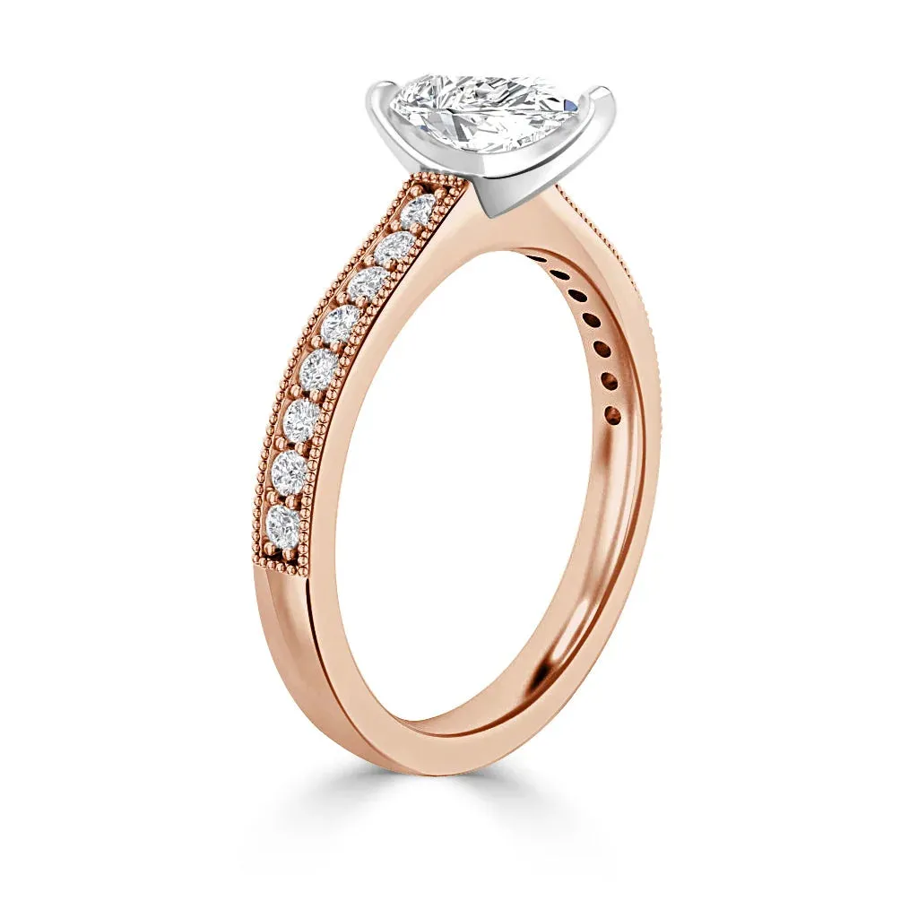 Emma - 18ct Rose Gold - Pear