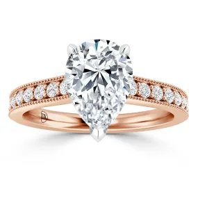 Emma - 18ct Rose Gold - Pear