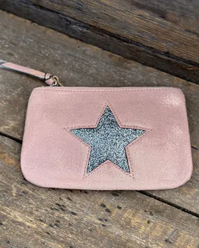 Glitter Star Purse - Pink