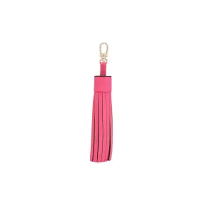 Leather Tassel - Pink