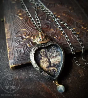 LionHeart ~ Sacred Heart Pictorial Amulet