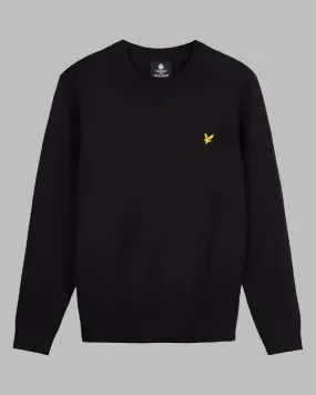 Lyle and Scott Jumper Cotton Dark Navy