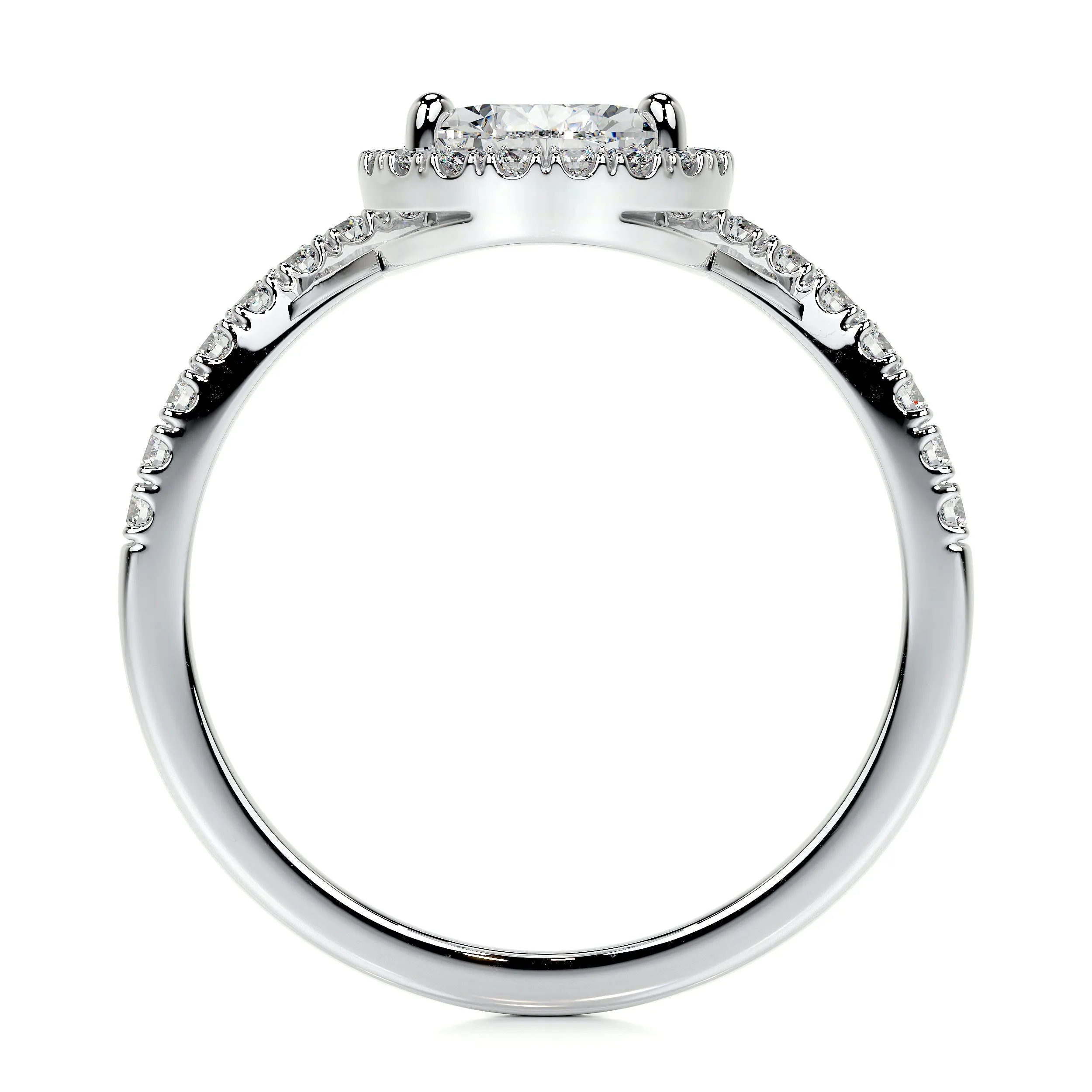 Miranda Lab Grown Diamond Ring -18K White Gold