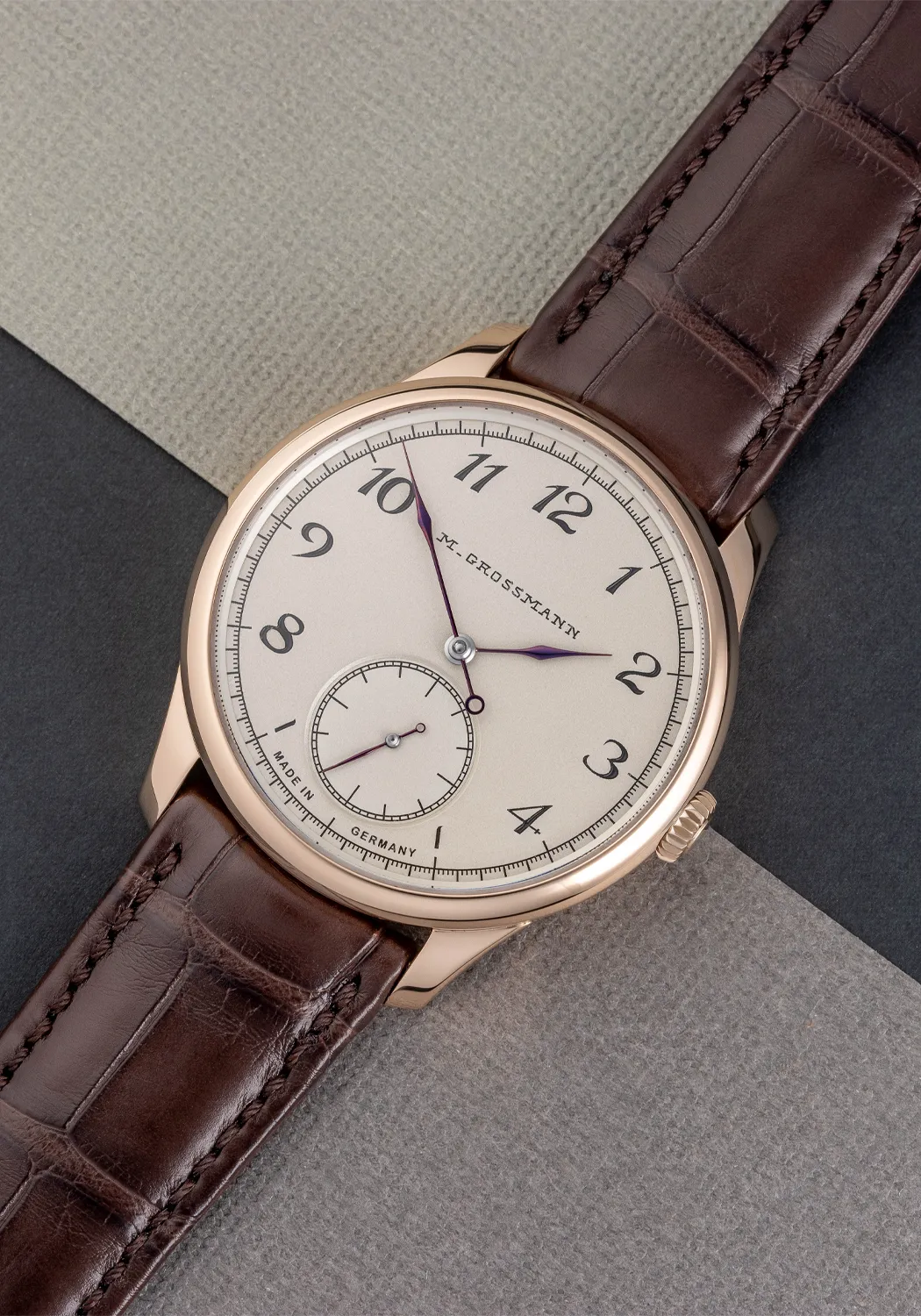 Moritz Grossmann Tefnut Silver-Plated by Friction Rose Gold