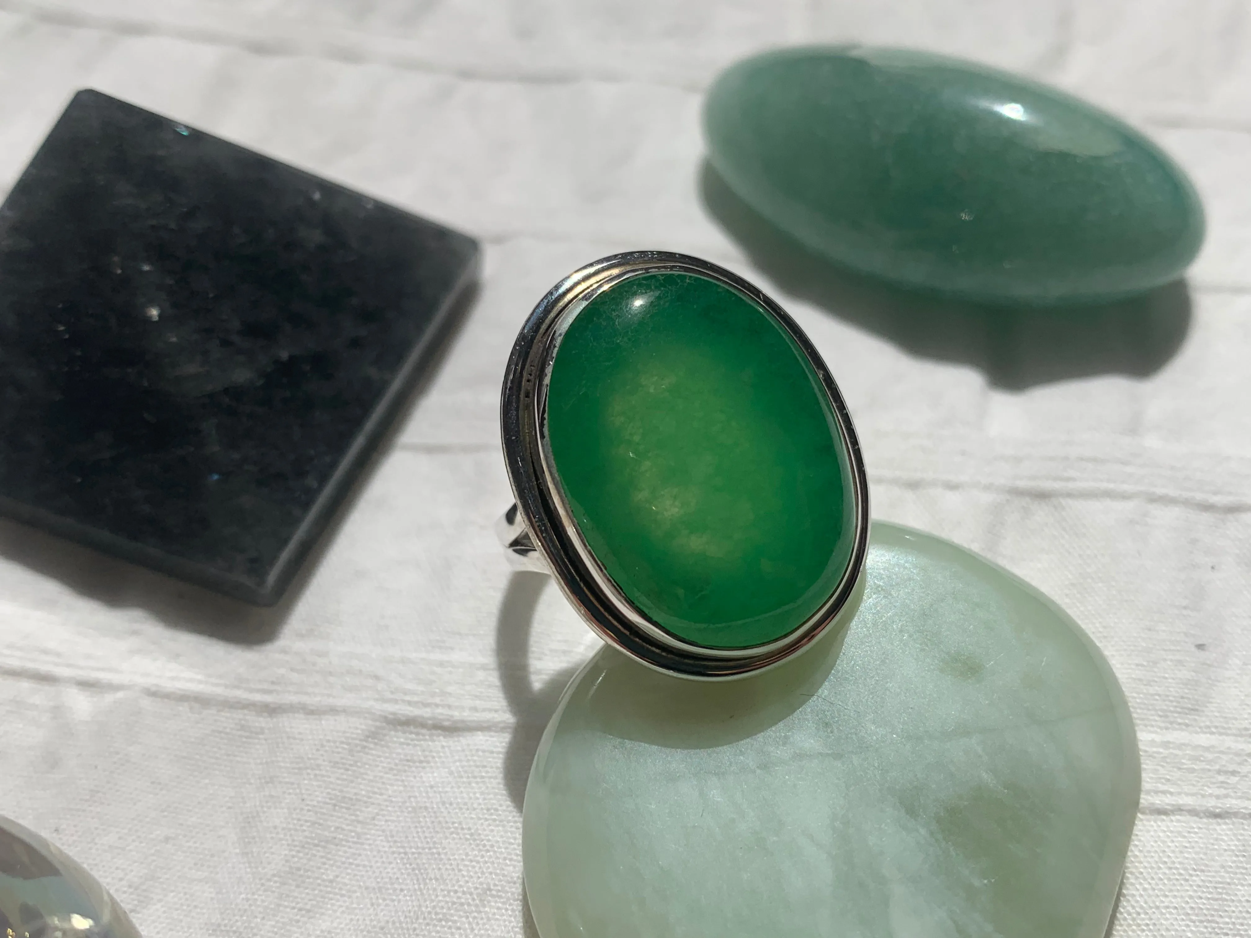 Nephrite Jade Brea Ring (US 7 & 7.5)