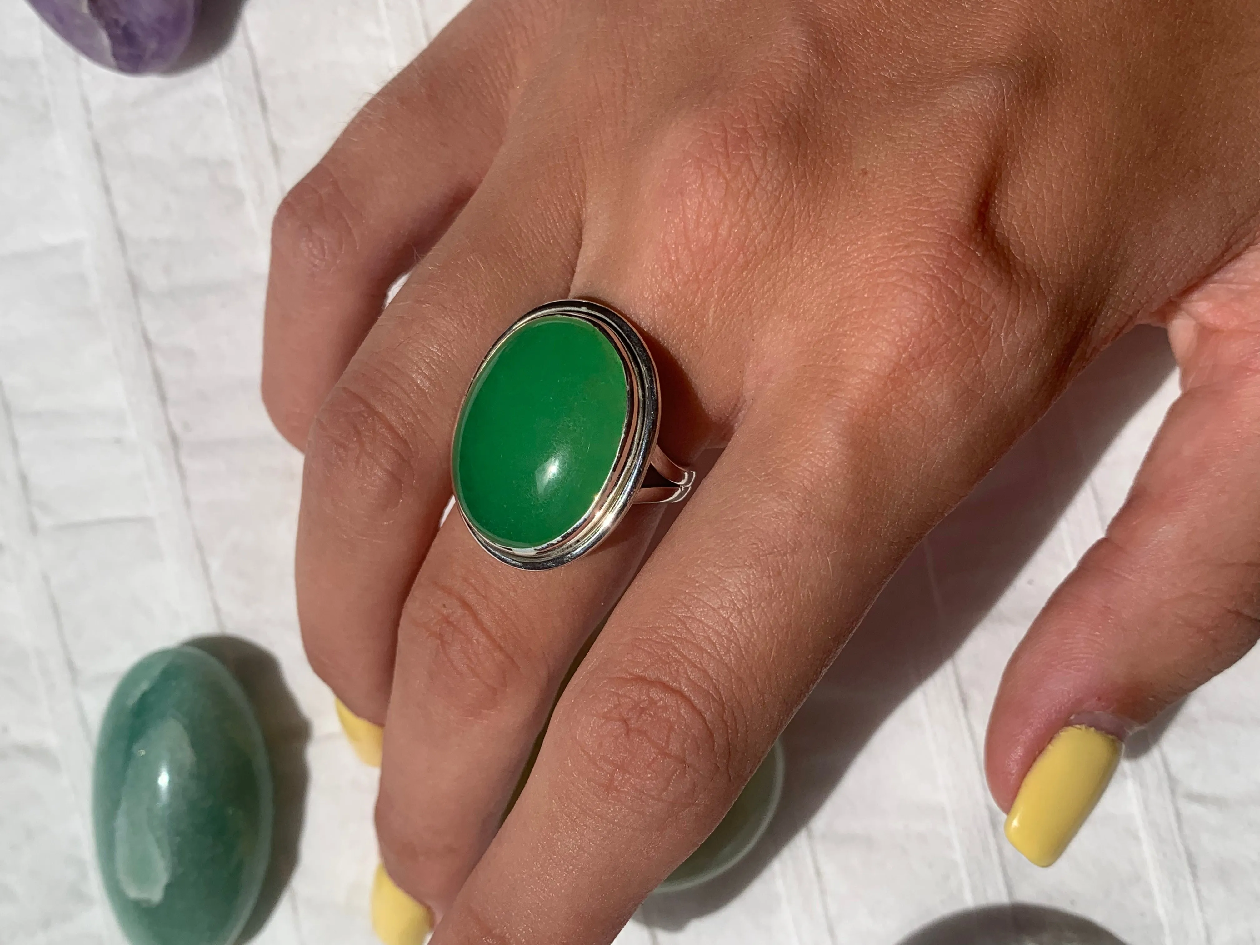 Nephrite Jade Brea Ring (US 7 & 7.5)