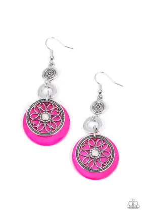 Paparazzi Royal Marina - Pink Earrings