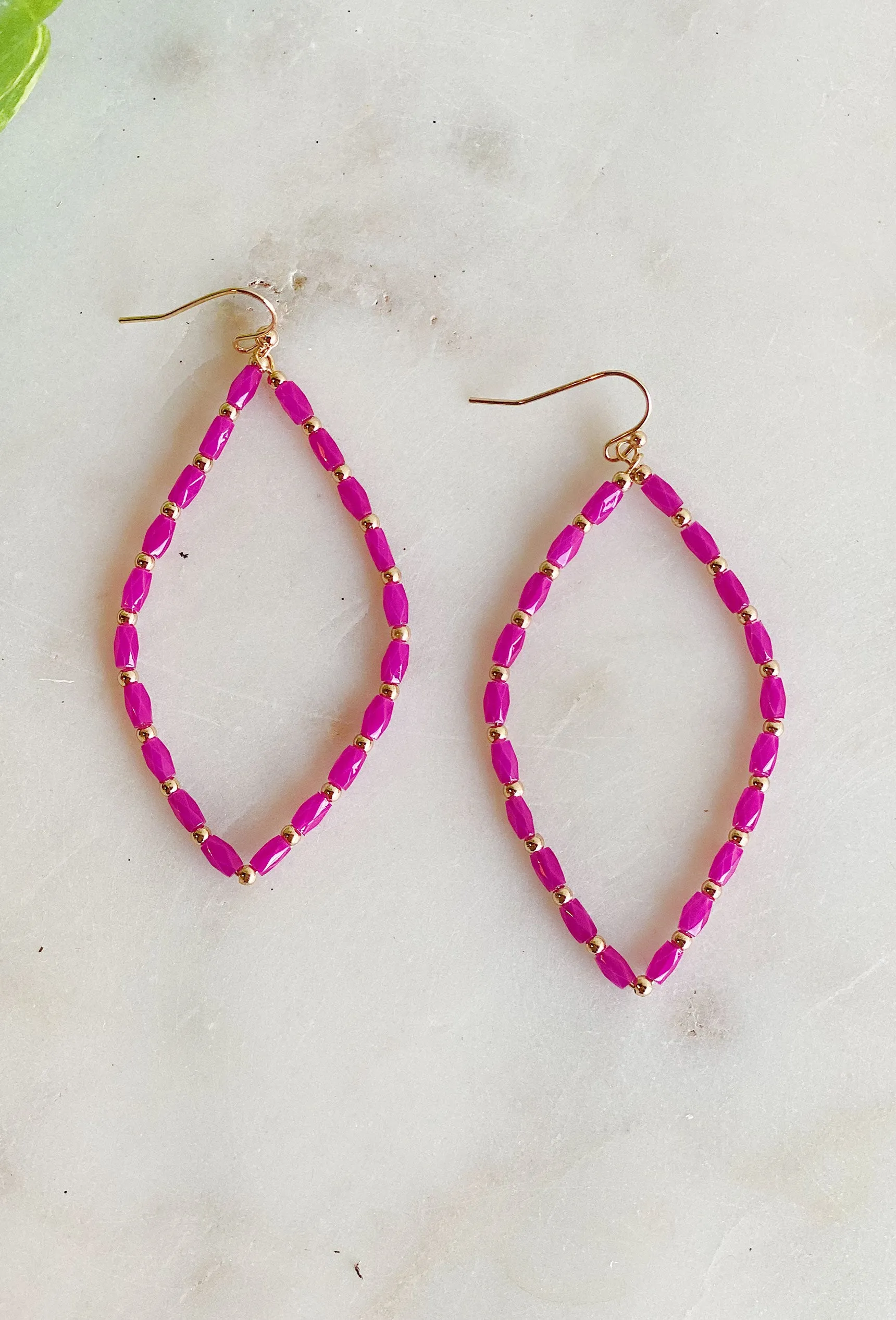 Perfectly Yours Earrings in Fuchsia