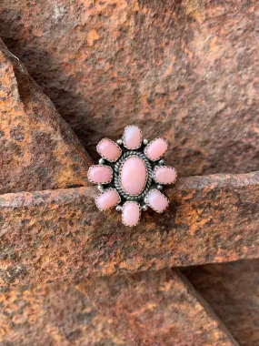 Pink Opal Adjustable ring