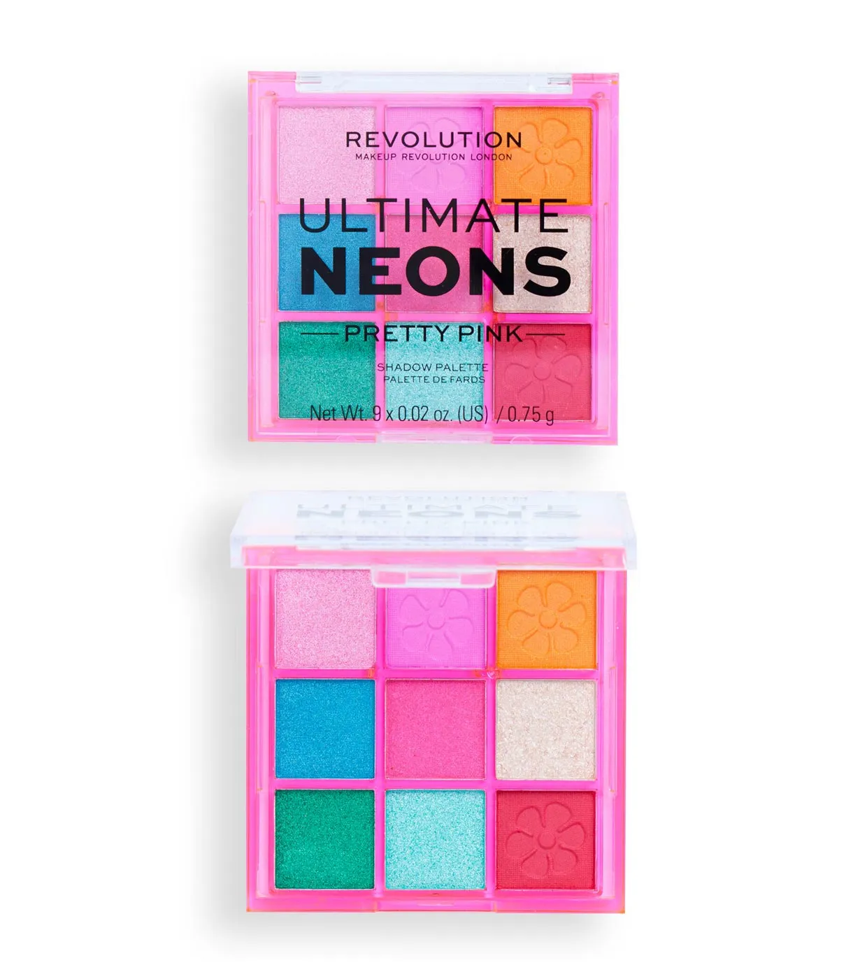 Revolution - *Artist Collection* - Mini paleta de sombras Ultimate Neons - Pretty Pink