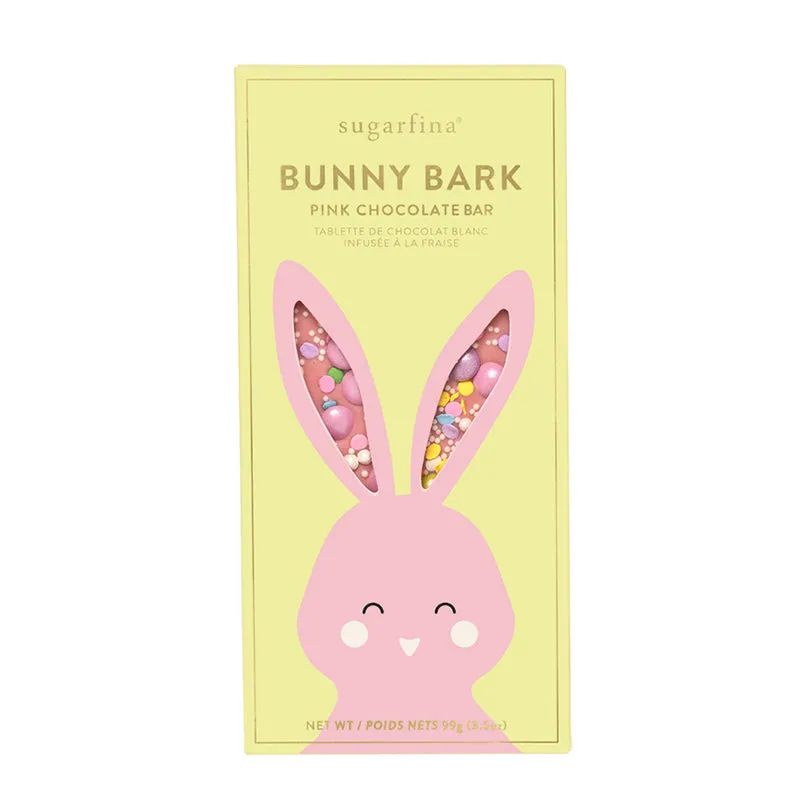 SUGARFINA | Bunny Bark Pink Chocolate Bar