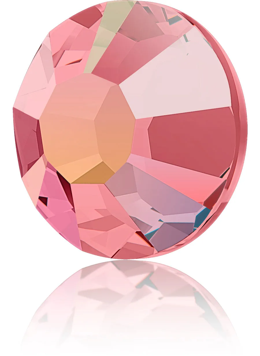 Swarovski Crystal Padparadscha AB Flatback Rhinestones in SS16 or SS20 (10 Gross 1440 Stones)